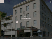 Tablet Screenshot of hotelneptunovalencia.com
